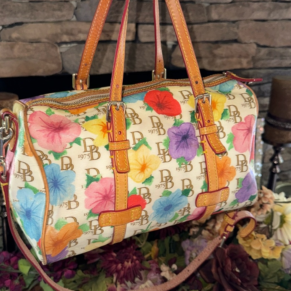 Dooney & Bourke Floral Satchel Bag in Multicolor